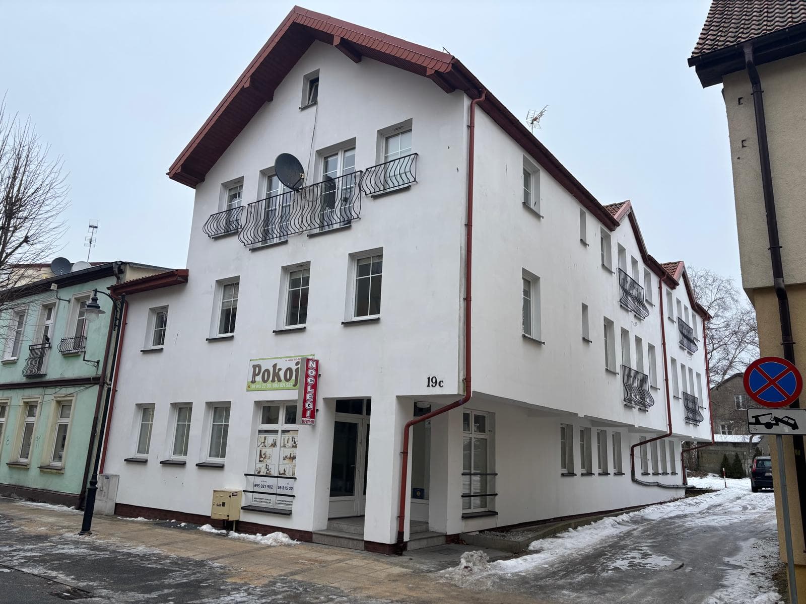 Pensjonat Stach Ustka – widok na wejście